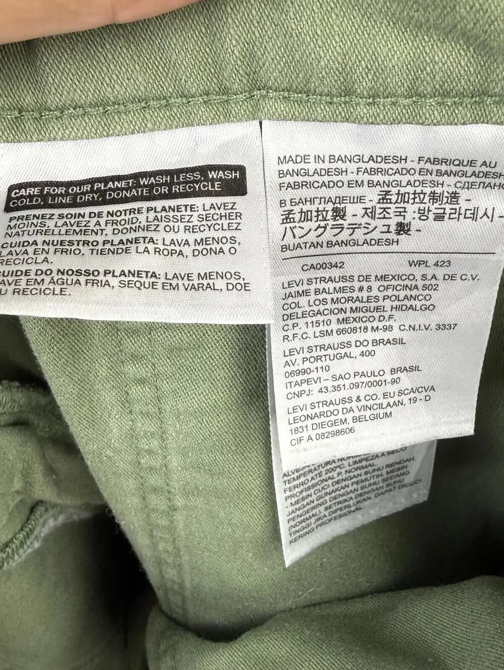 Levi's Men's Green Loose Straight Drawstring Surplus Utility Pant - Size - 34x32